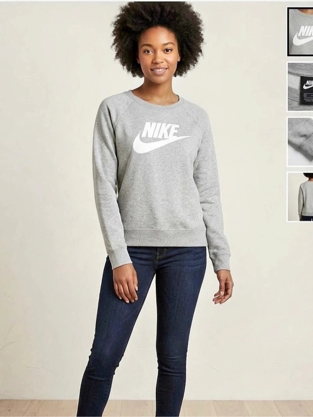 Nike Crew Gray Sweatshirt